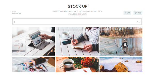 5 sites de imagens grátis stock up